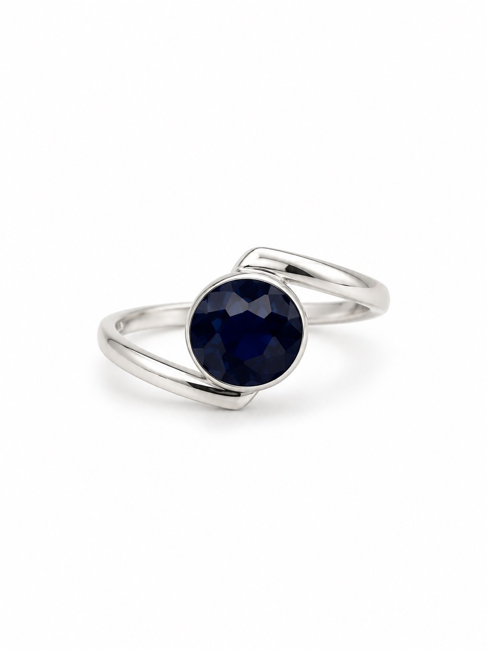 Sapphire Bypass Ring